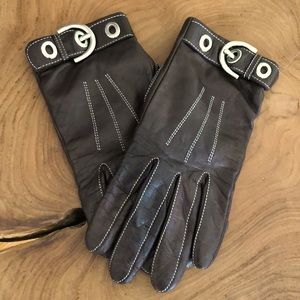 COACH LEATHER GLOVES